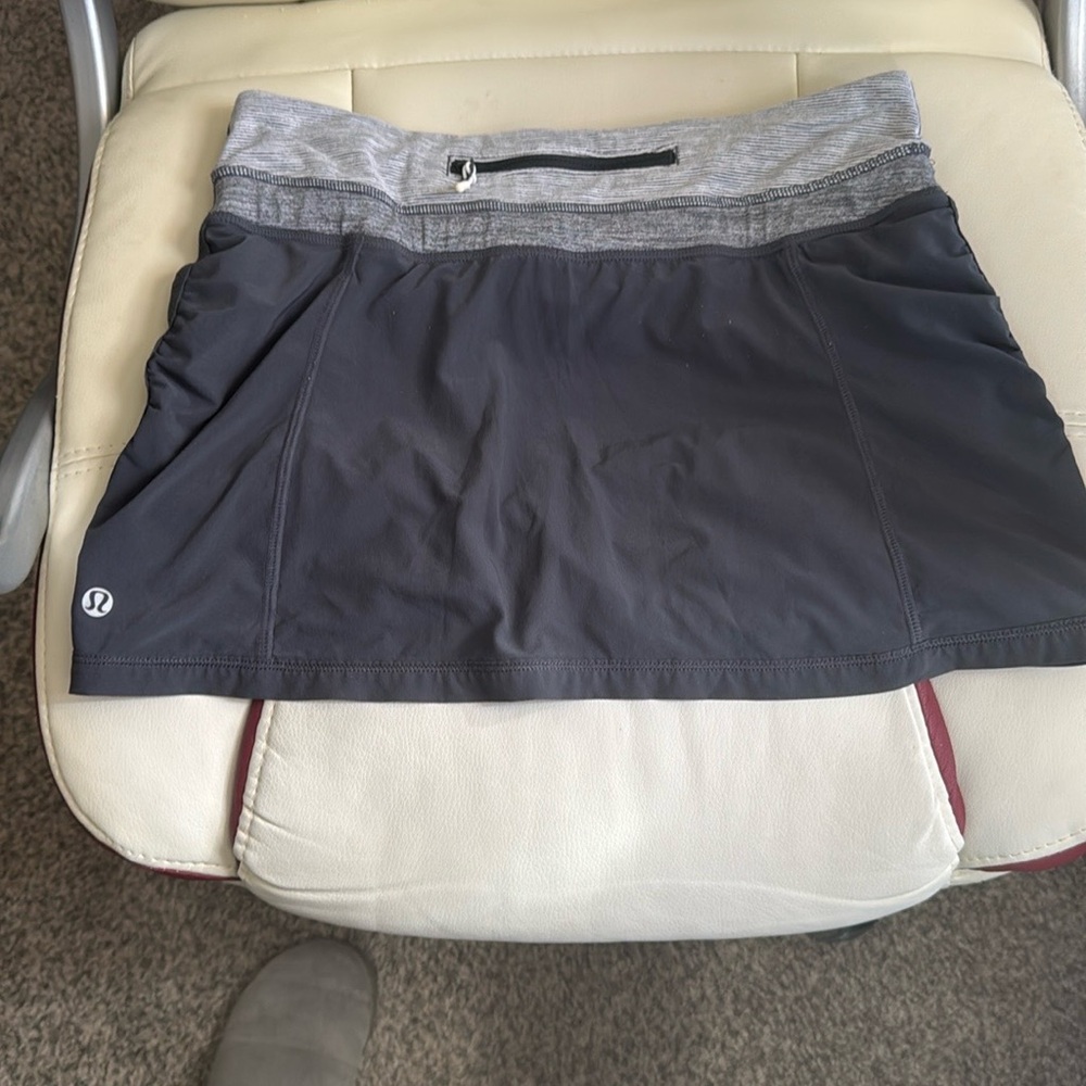 lululemon athletica Gray and Black Athletic Shorts